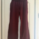 Thumbnail for Medium burgundy garage trousers