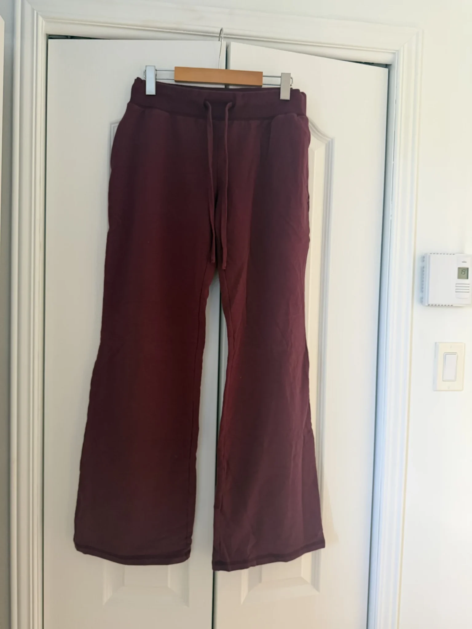 Image for Medium burgundy garage trousers