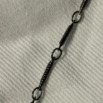 Thumbnail for Magnifique collier vintage Liz Claiborne - Médaillon filigrane noir