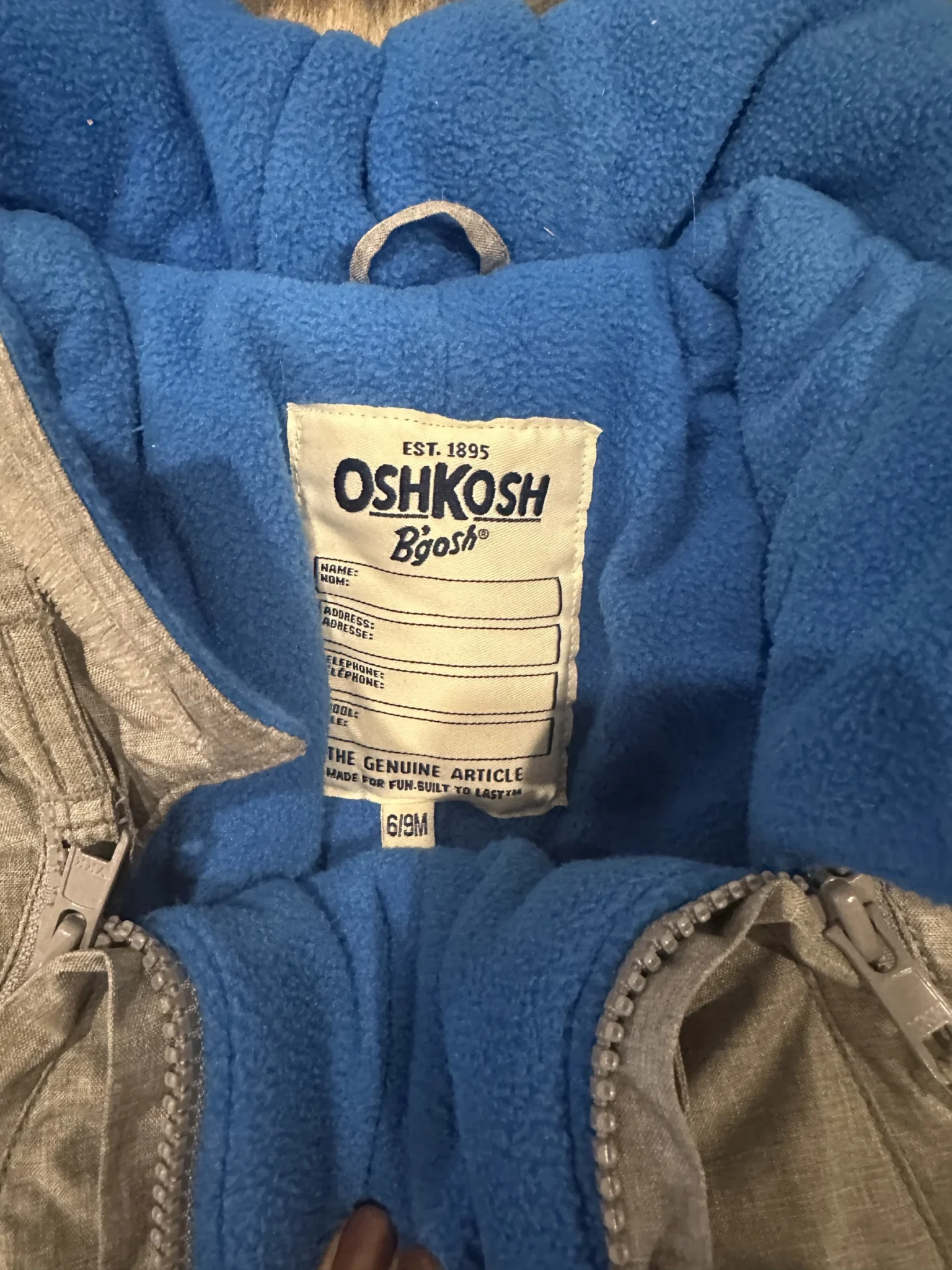Image for Baby winter jumpsuit