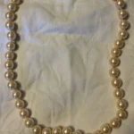 Featured thumbnail for Vintage pearl necklace by MONET