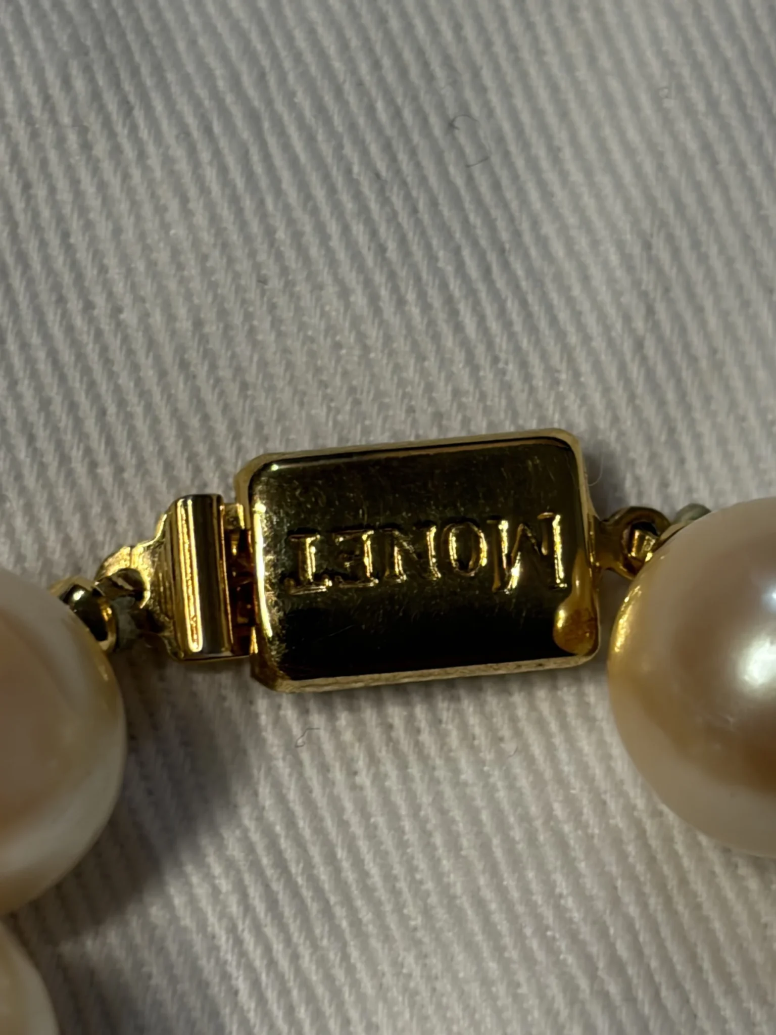 Image for Vintage pearl necklace by MONET