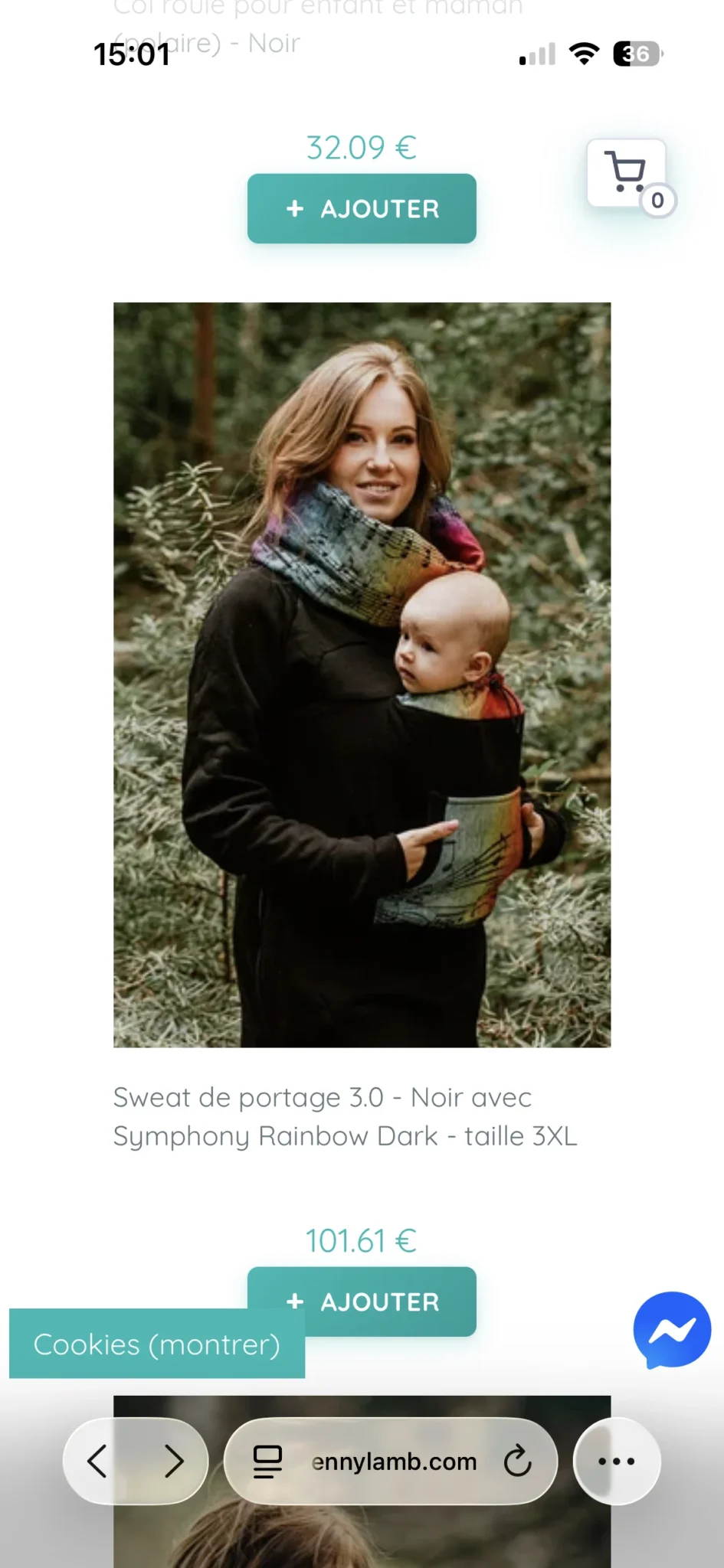 Image for Clothing for babywearing