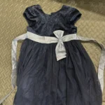 Featured thumbnail for Shiny navy blue dress