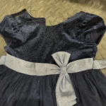 Thumbnail for Shiny navy blue dress