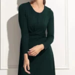 Thumbnail for Forest green bamboo dress