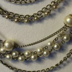 Thumbnail for Collier Vintage Cascade Multi-rangs Signé CORO - Années 1950/60