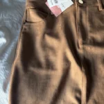 Thumbnail for Suede midi skirt