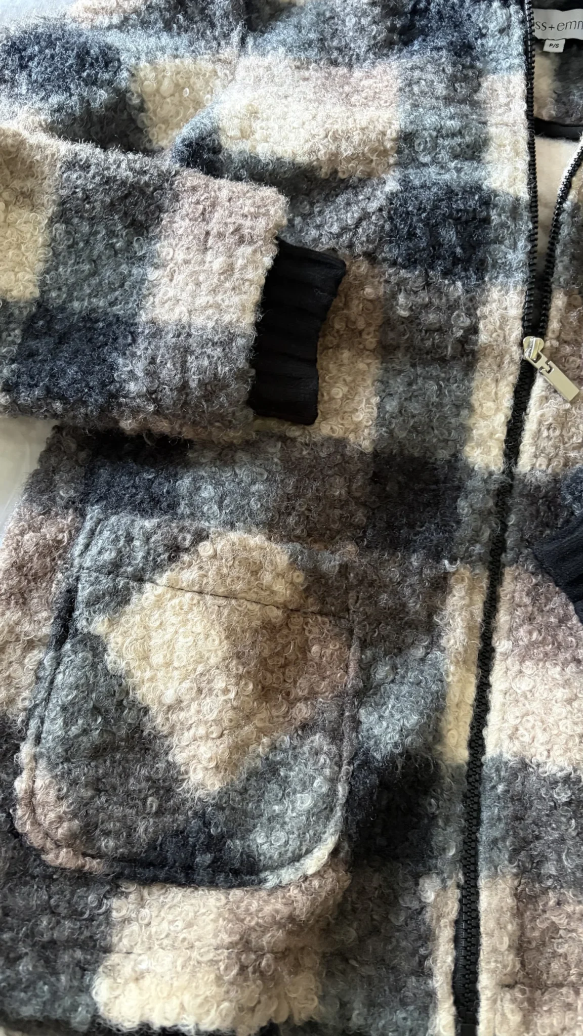 Image for Plaid coat