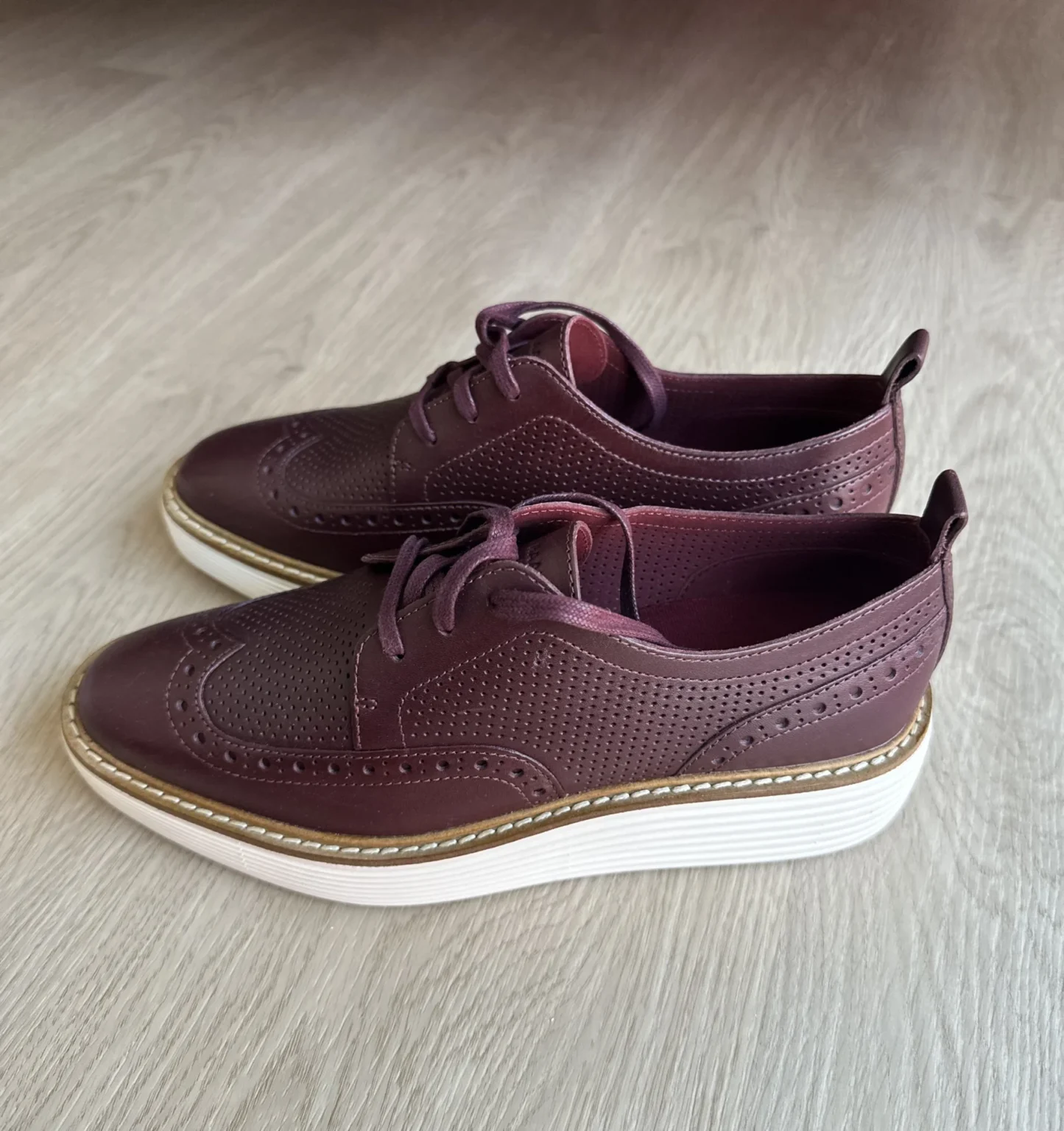 Featured image for Cole Haan Wingtip Platform Oxfords Women’s 6