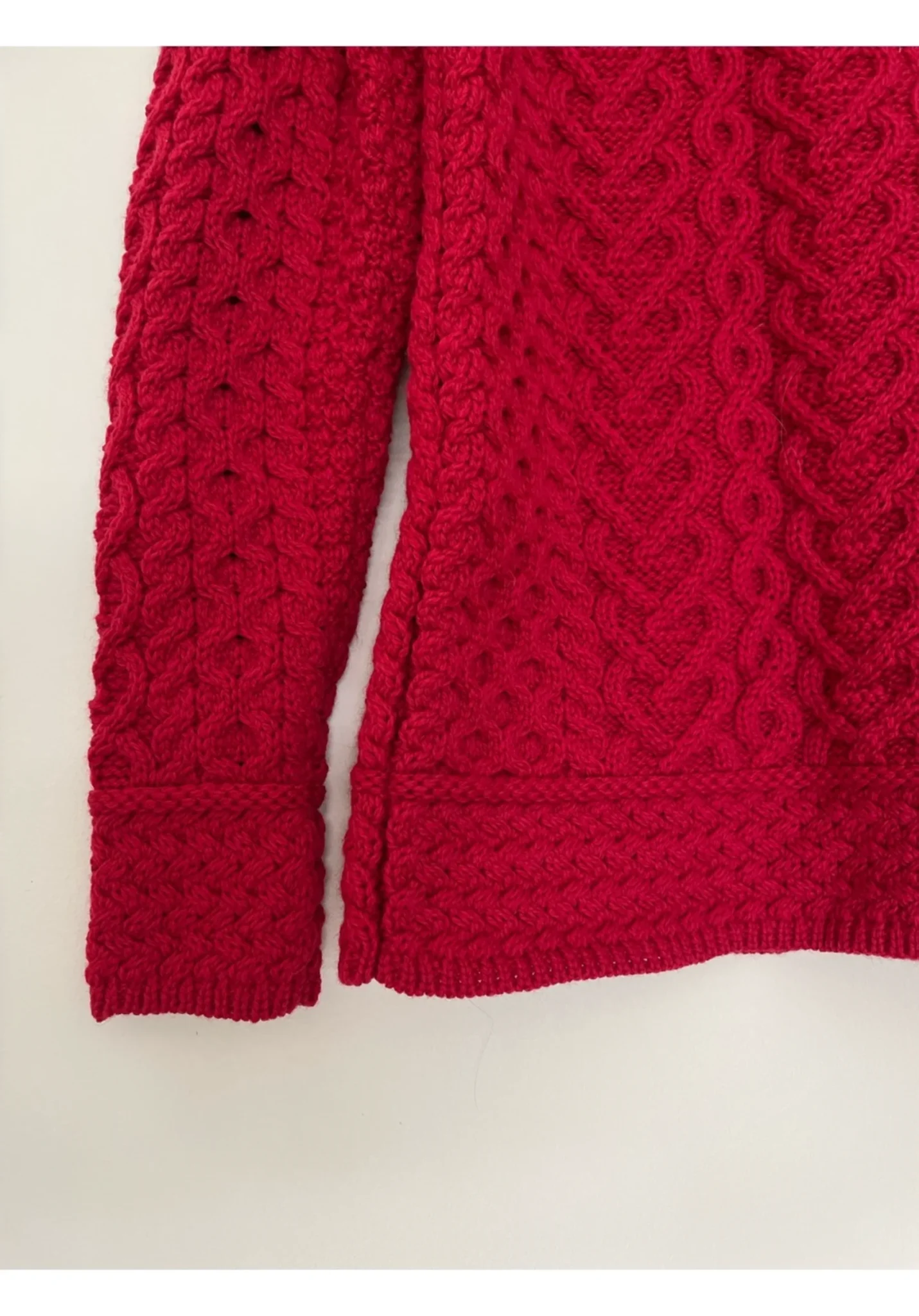 Image for Pull Aran Mor en laine mérinos irlandaise