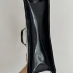 Thumbnail for Venetto Black Square Faux Patent Leather Bag – Vintage Y2K / 90s style