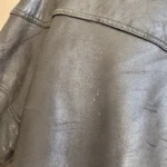 Thumbnail for Manteau en cuir style bomber noir – Style Rock/Grunge Vintage 80s/90s