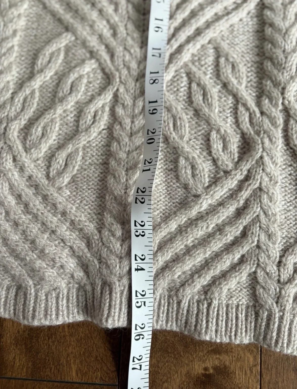 Image for Dark Aran jumper