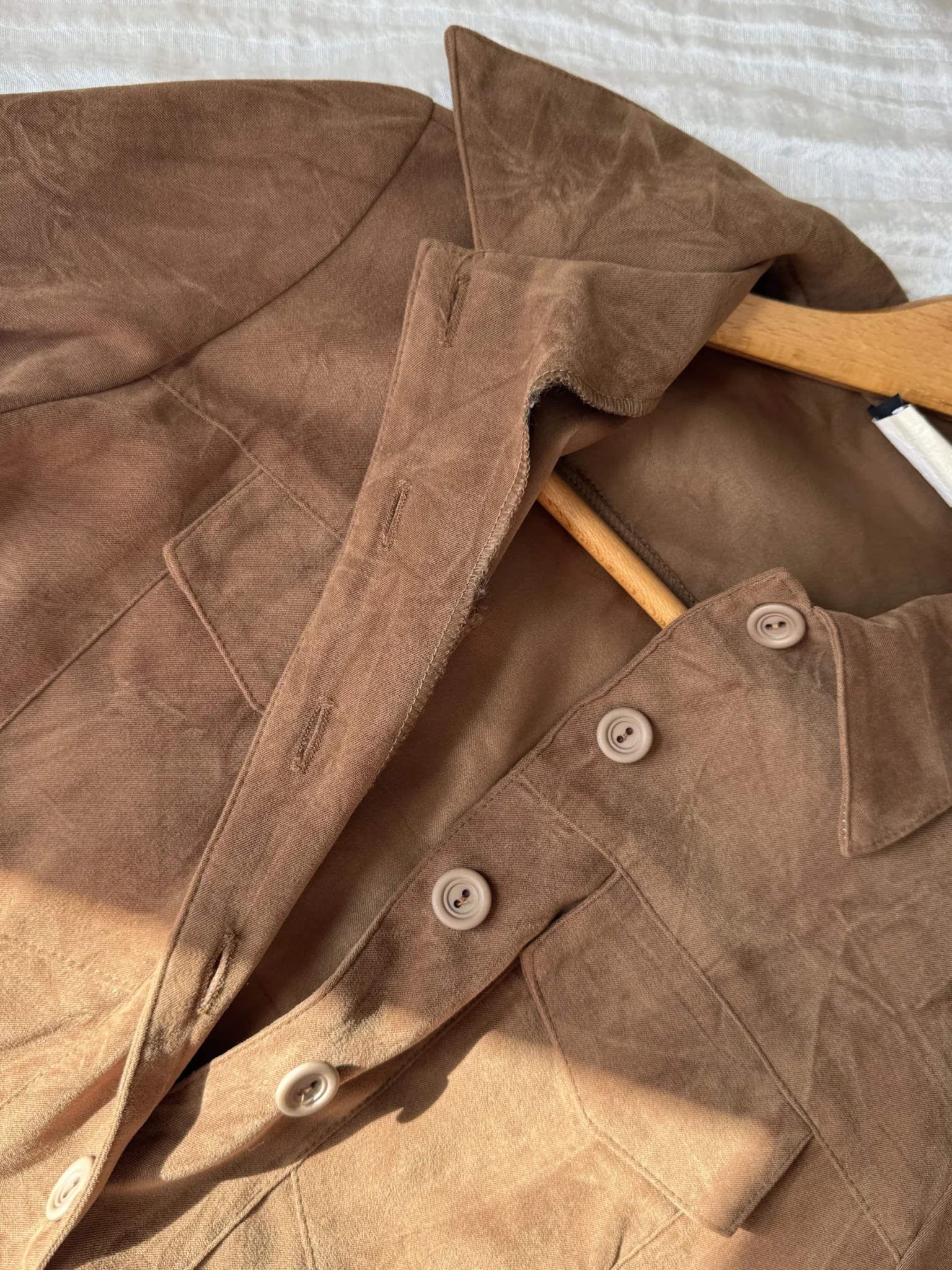Image for Veste western ajustée marron en faux suède À l’affiche Vintage 90s (Fait au Canada) – Taille S