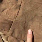 Thumbnail for Veste western ajustée marron en faux suède À l’affiche Vintage 90s (Fait au Canada) – Taille S