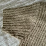 Thumbnail for Cardigan Y2K vintage côtelée beige à manches courtes Smart Set