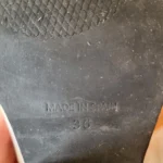 Thumbnail for L’intervalle White Leather Square Toe Chelsea Boots Size 36 Made in Spain