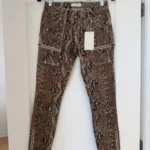 Featured thumbnail for Joie trousers, size 26, brown with python print