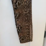 Thumbnail for Joie trousers, size 26, brown with python print