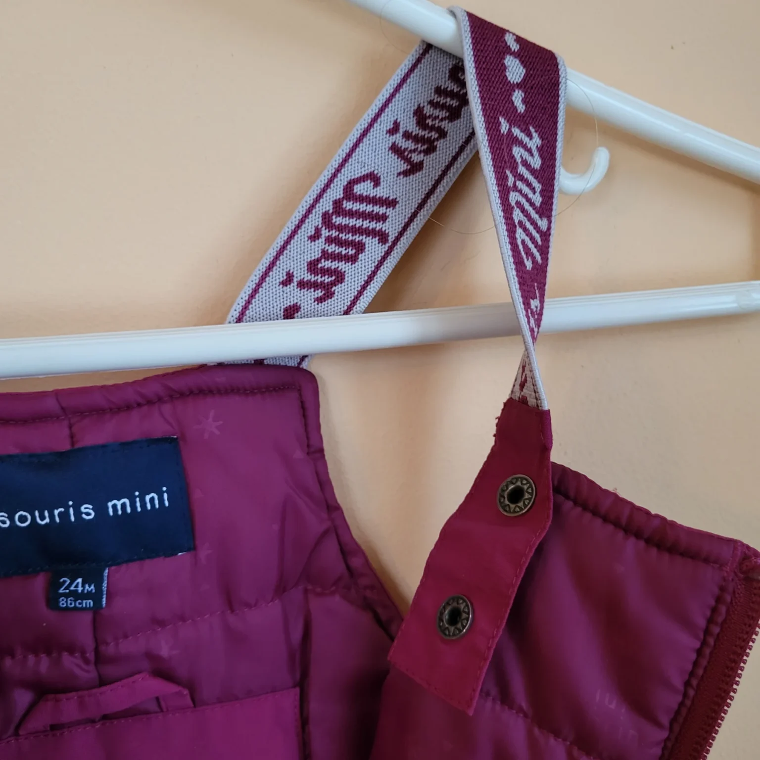 Image for Souris Mini Girls Winter Snowsuit Pink Size 24M
