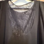 Thumbnail for Black dress with lace - Claudie Pierlot