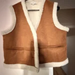 Featured thumbnail for Sleeveless leather jacket