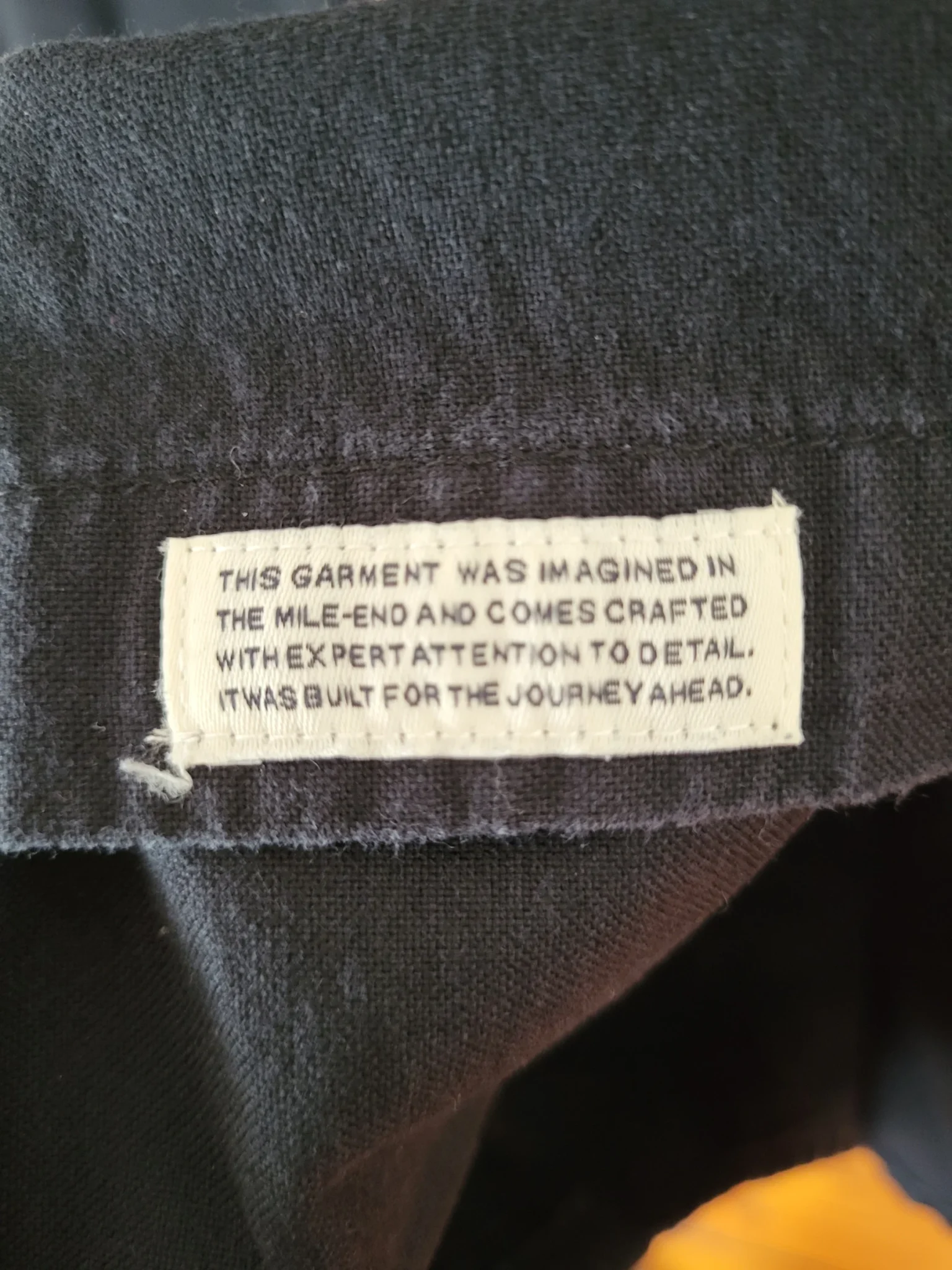 Image for Frank and Oak Chemise noire Oxford The Jasper à manche longue 100% Cotton XL