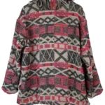Thumbnail for Manteau/veste oversize Zara motif Sud-Ouest avec franges