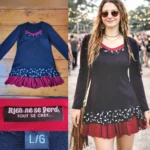 Thumbnail for Robe Tunique unique fait main au Québec par Rien ne se perd