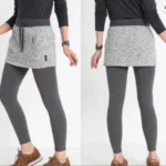 Thumbnail for Roots Mini Skirt‎ Marled Gray Fleece Small