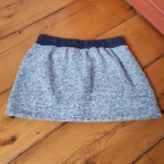 Thumbnail for Roots Mini Skirt‎ Marled Gray Fleece Small