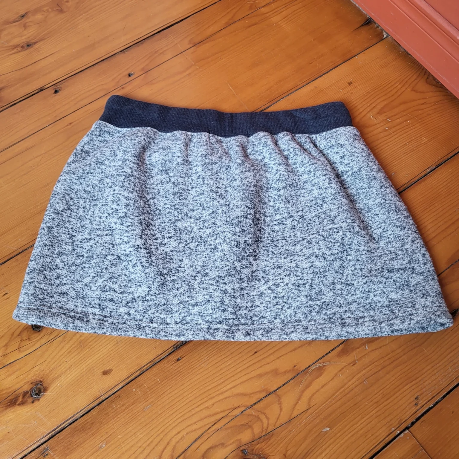Image for Roots Mini Skirt‎ Marled Gray Fleece Small