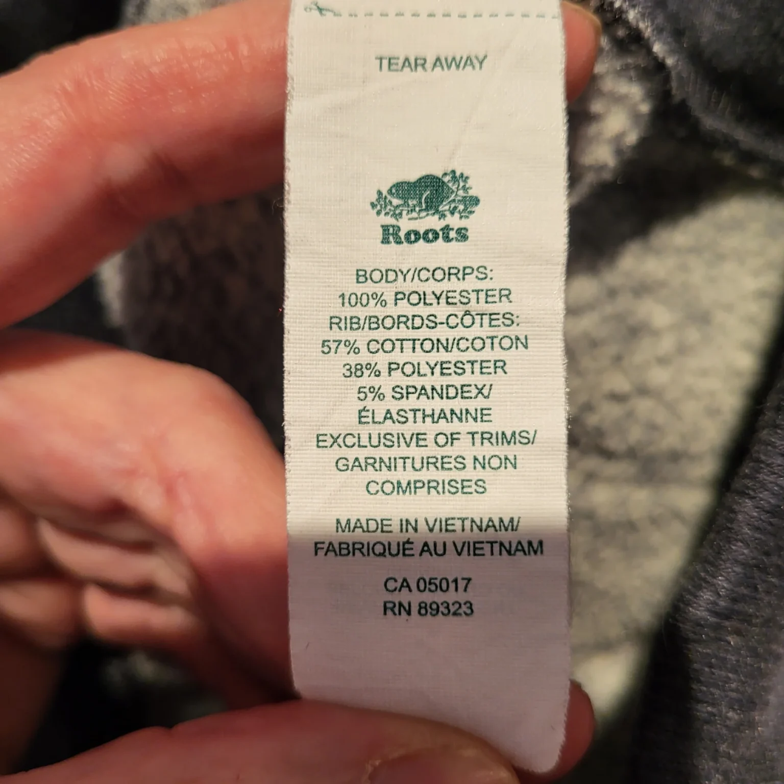 Image for Roots Mini Skirt‎ Marled Gray Fleece Small