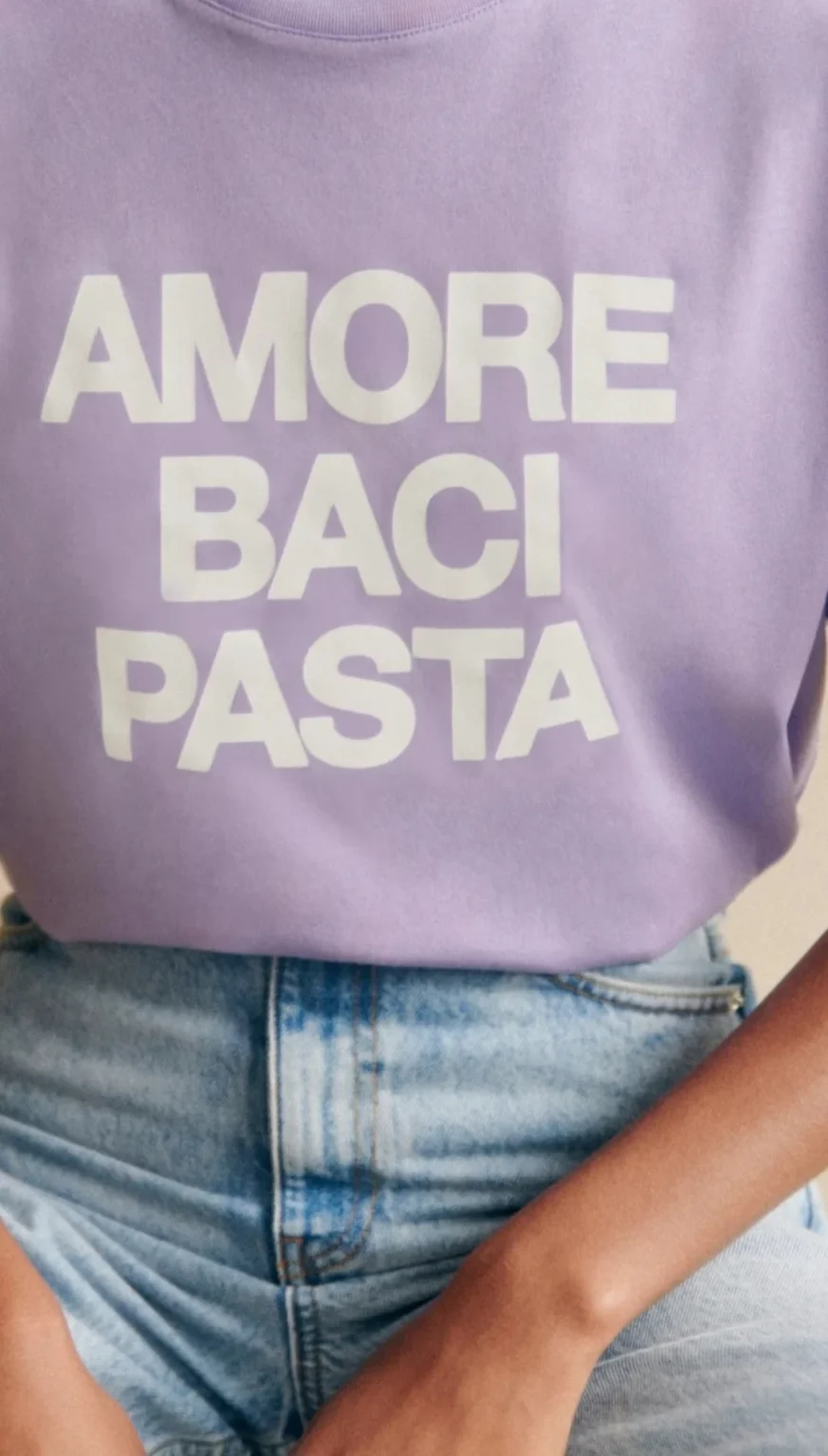 Image for 🌷T-shirt Amore, Baci, Pasta - Sézane