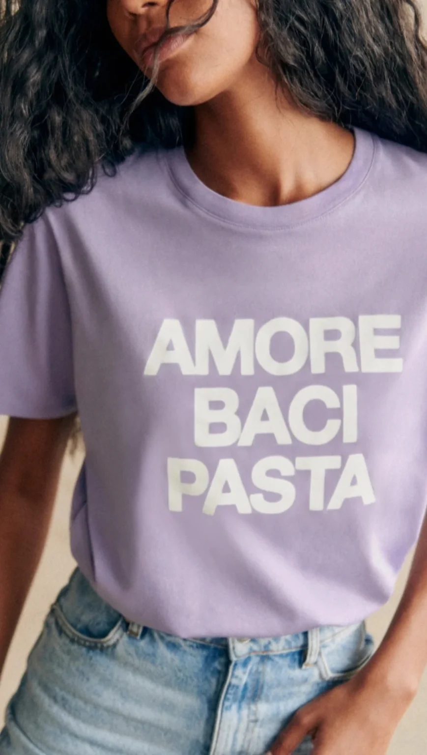 Image for 🌷T-shirt Amore, Baci, Pasta - Sézane