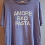 Thumbnail for 🌷T-shirt Amore, Baci, Pasta - Sézane