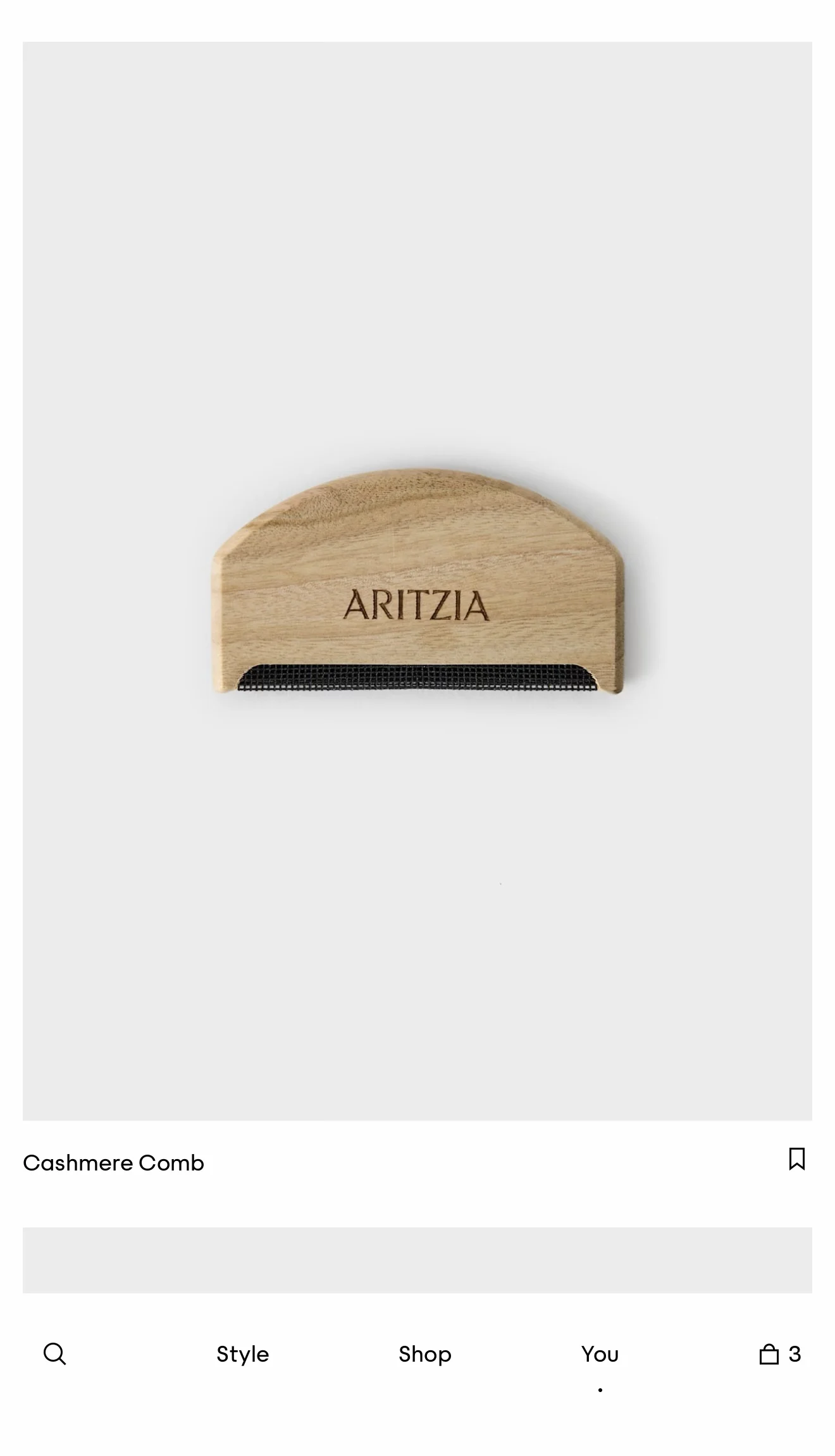 Cashmere jumper comb Aritzia seconde main