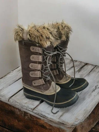 Image for Sorel Winter Boots Joan of Arctic | Gray | Size 8