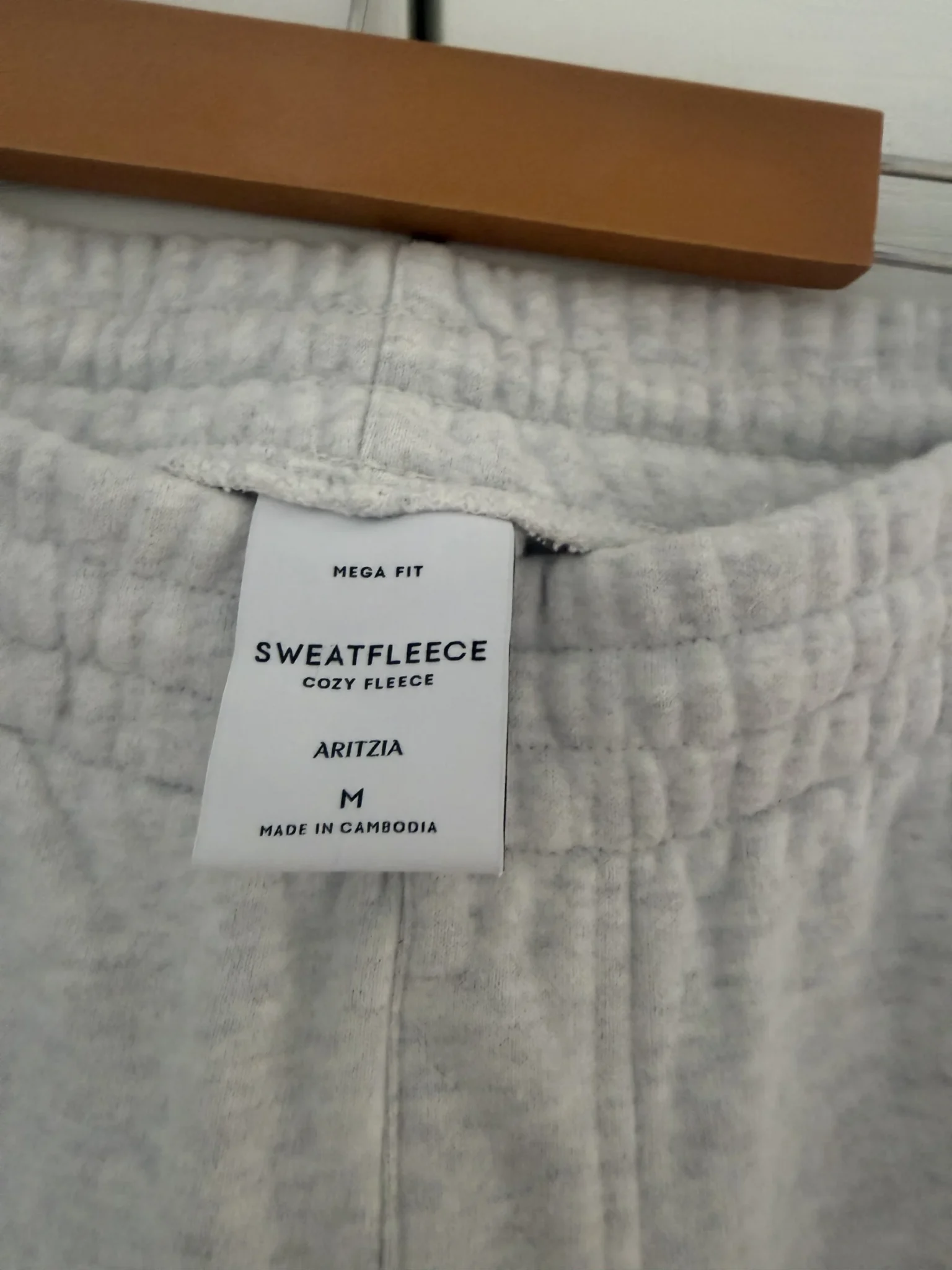 Image for Aritzia grey medium jogging fleece