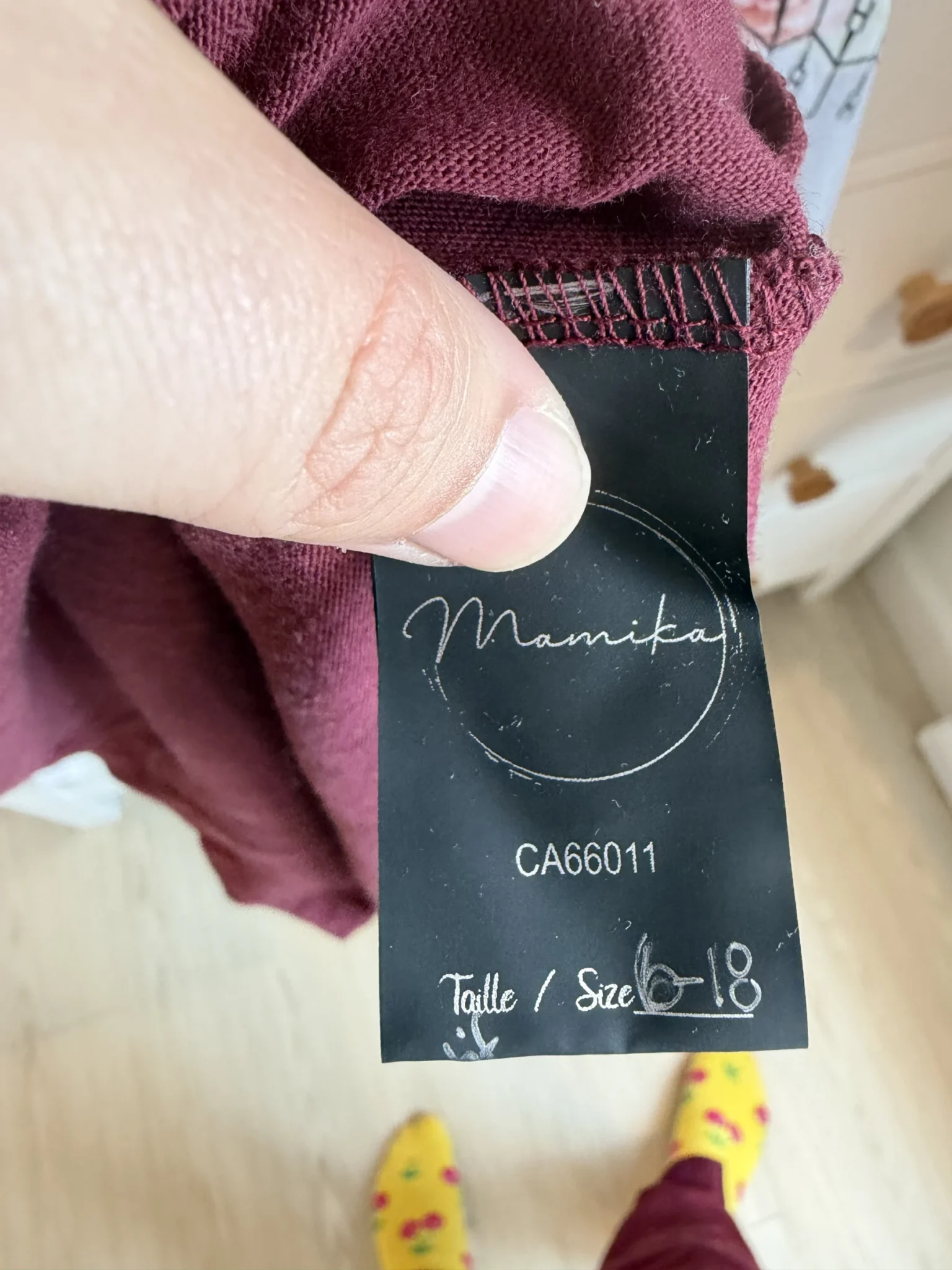 Image for Handmade Grow-With-Me Dress, 6–18 months