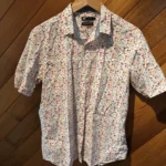 Featured thumbnail for Floral short-sleeved blouse