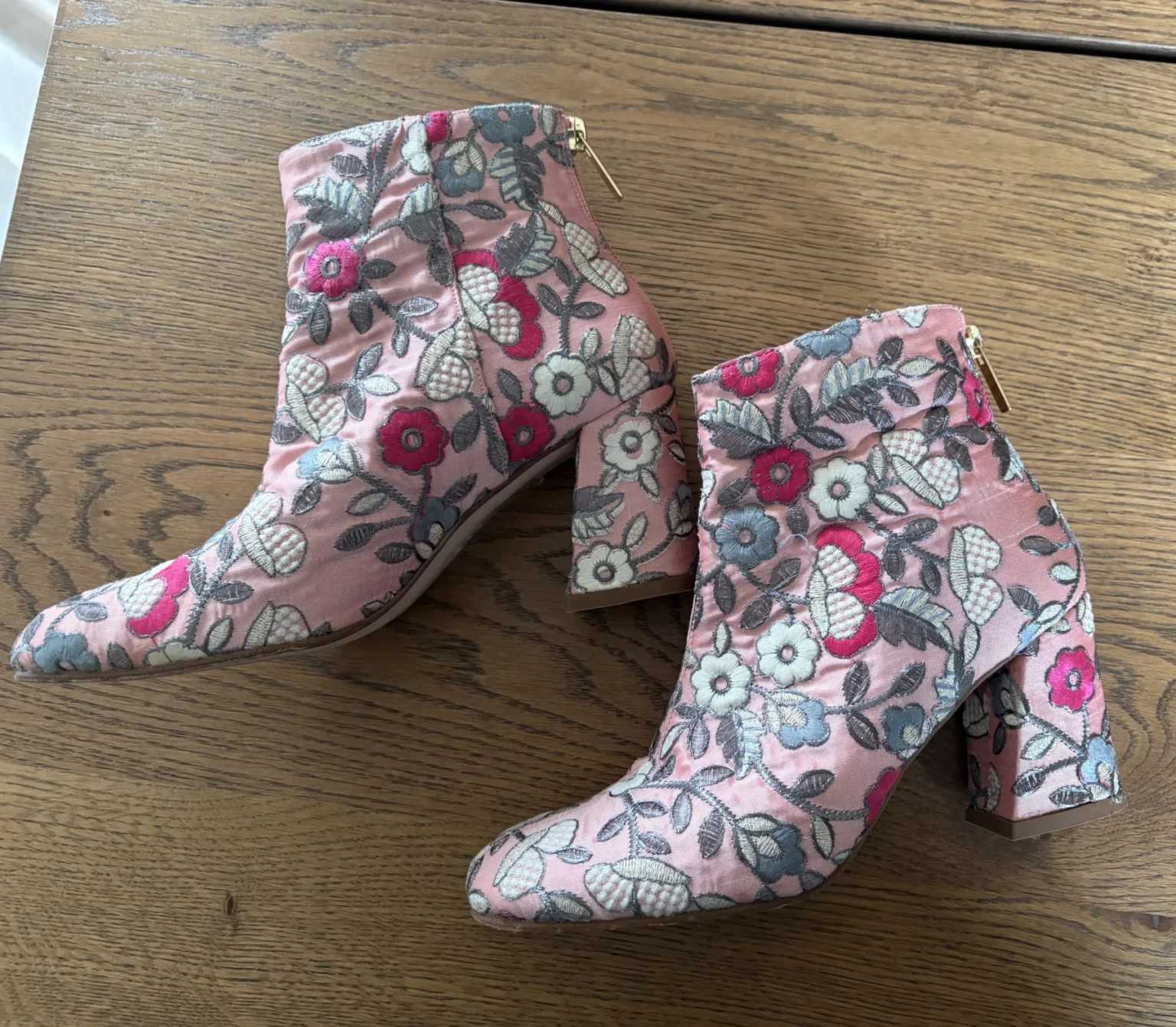 Image for Embroidered ankle boots