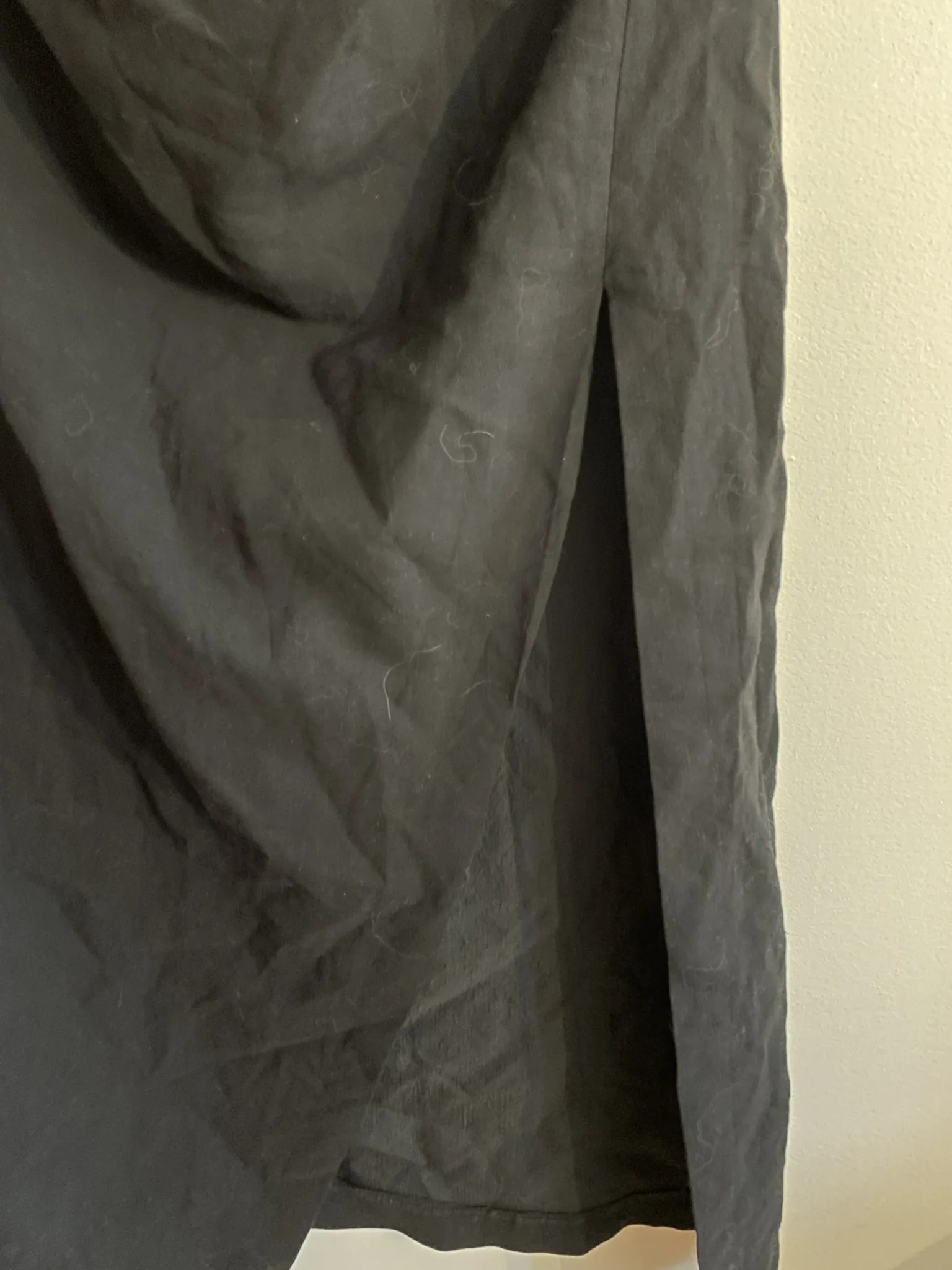 Image for Long Zara skirt with a slit and draping