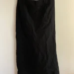 Thumbnail for Long Zara skirt with a slit and draping