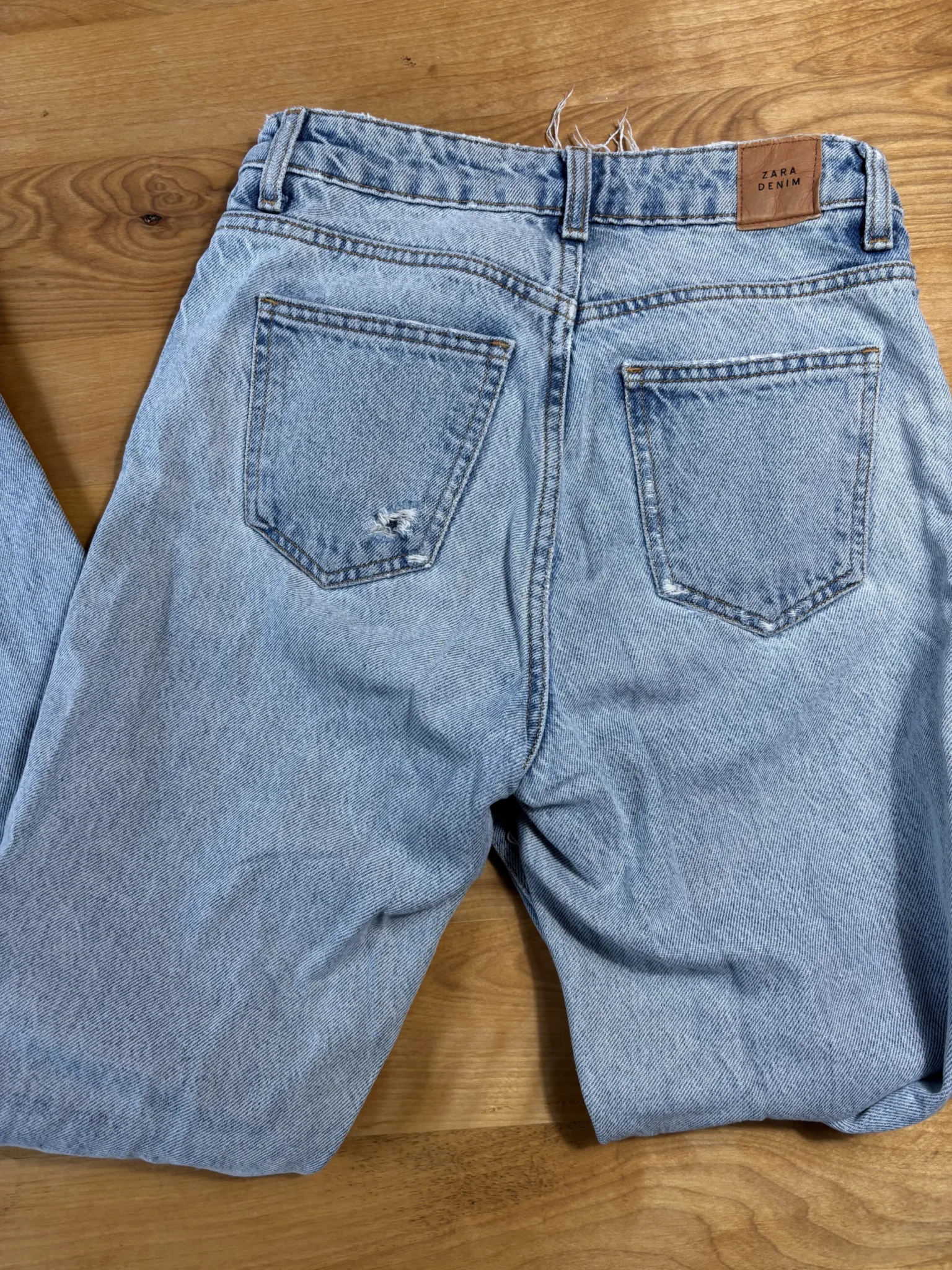 Image for Zara ripped jeans