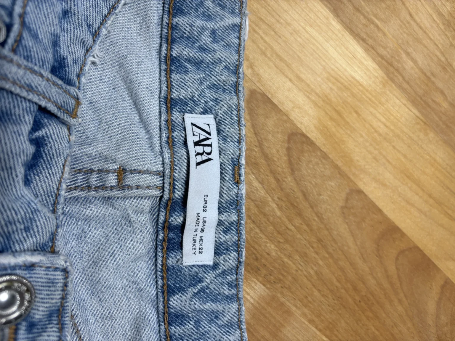 Image for Zara ripped jeans