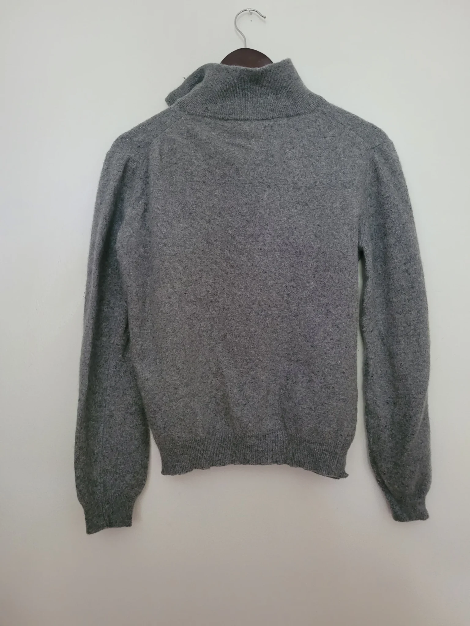 Image for 1/4-zip cashmere jumper