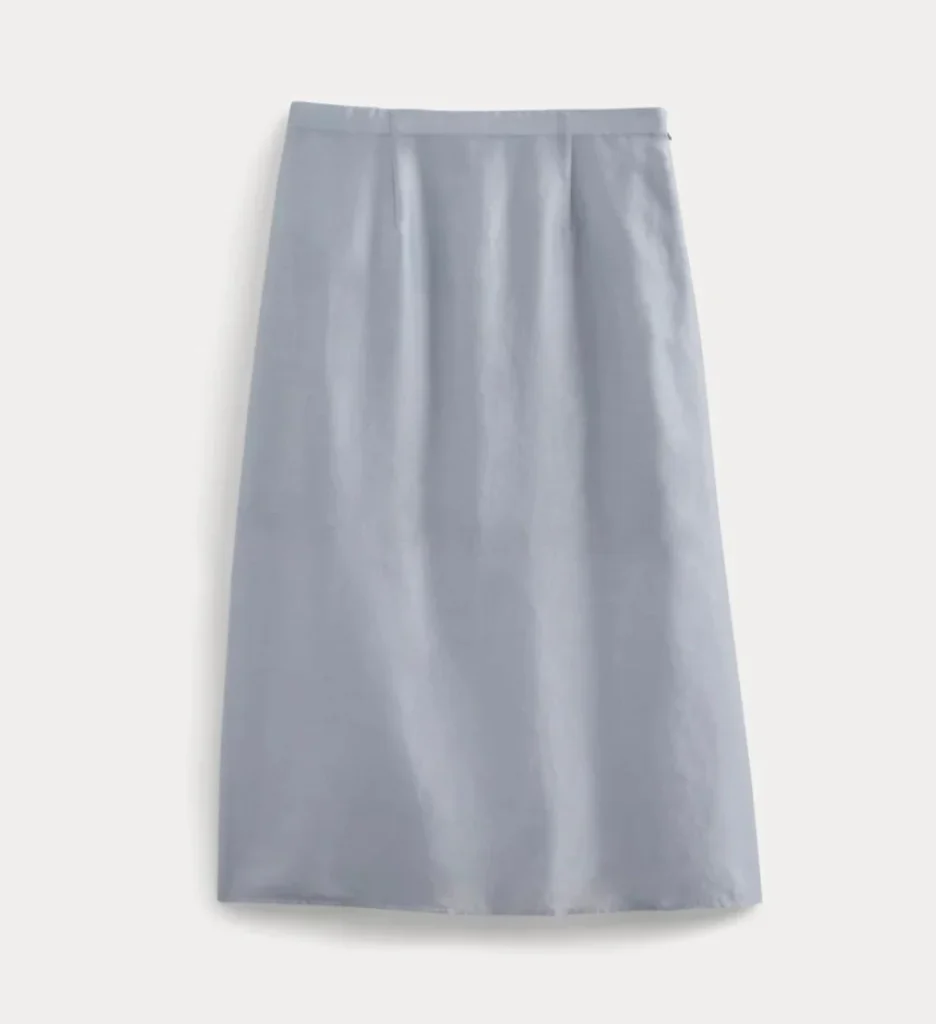 Image for Everlane silk and cotton skirt