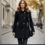 Featured thumbnail for Manteau caban col entonnoir
